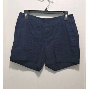 Apt. 9 Women's Linen Shorts Navy Size 2  With Pockets Summer NWT